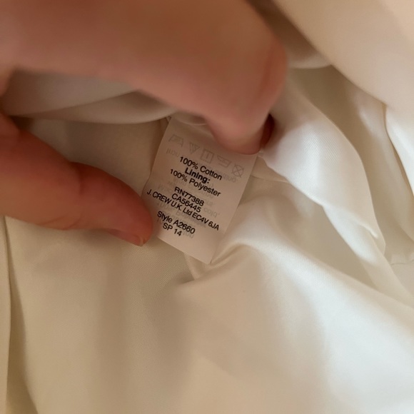 J. Crew Lace Stripe Skirt - Picture 4 of 7